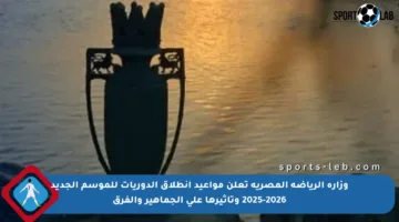 وزارة الرياضة المصرية تعلن مواعيد انطلاق الدوريات للموسم الجديد 2025-2026 وتأثيرها على الجماهير والفرق